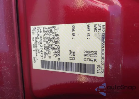 2013 Nissan Altima 2.5 Sv from USA, damaged, VIN 1N4AL3AP0DC274737